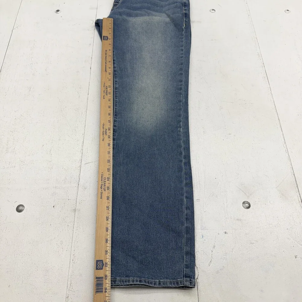 True Religion Ricky Relaxed Straight Jeans Mens 38x34 Medium Wash Denim Pants
